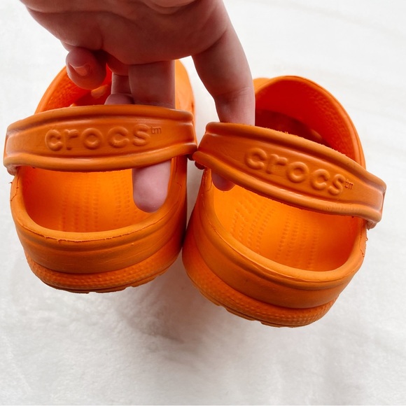 Orange Women’s Classic Clog Crocs - Picture 2 of 6